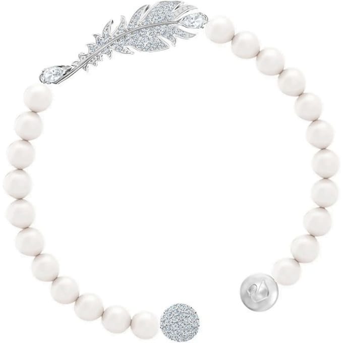 Swarovski Nice Armbanden Dames 5515034 Pearl White|M|Box (Random Color) blue