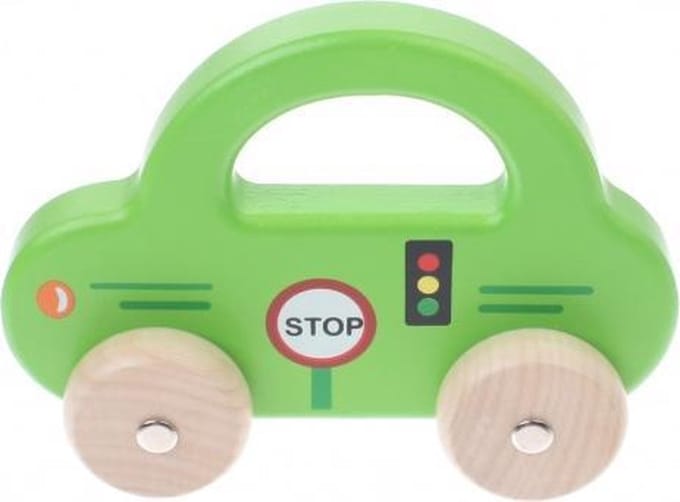 Joueco Houten auto groen