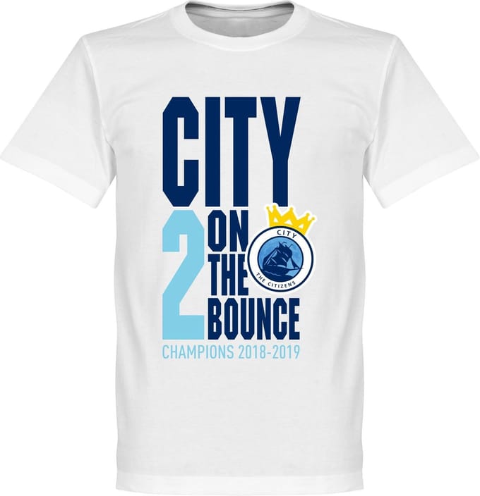 City 2 on the Bounce Champions T-Shirt - Wit - M