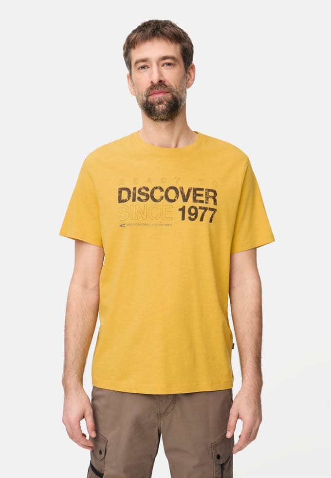 Camel Active t-shirt geel