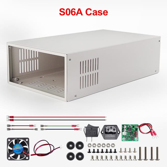 Module d'alimentation abaisseur de tension et de courant DC-DC Boîtier Convertisseur de tension Buck Boîtier Voltmètre 2