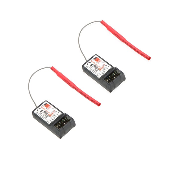 2X FlySky FS-R6B 2,4 Ghz 6CH-ontvanger voor FlySky TH9X FS-CT6B-zender UK