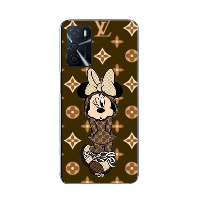 Coque - Disney - Minnie - Oppo A16 - Marron - Souple - Synthétique marron