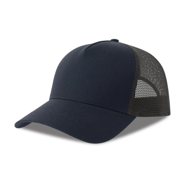 Atlantis Headwear Rapper Cotton-S Cap AT535 - NAVY/DARK GREY - One size