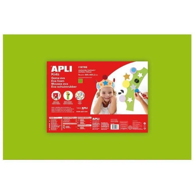 APLI 1 vel schuimrubber - Lichtgroen