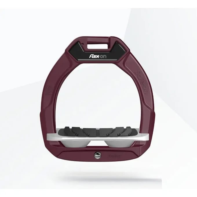Veiligheidsbogen voor ruitersport Geschuin Grip Bordeaux/Grijs/Grijs kind Flex-On Safe-On