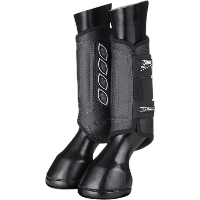 Lemieux - Beenbeschermers - Carbon Air XC Hind - Zwart - Medium