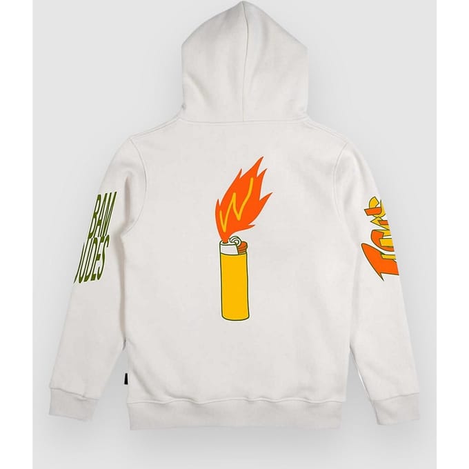 The Dudes Fat David Hoodie wit