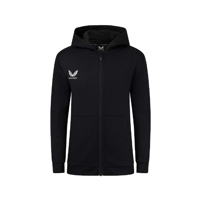 Castore Kinder/Kids Volledige Rits Hoodie (Kaviaar)
