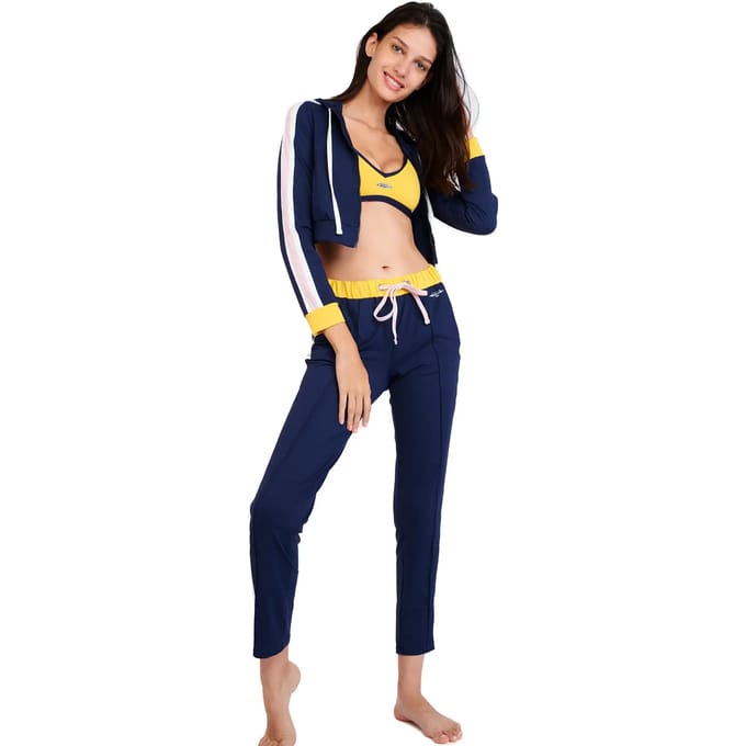 Dames sweatshirt met capuchon Banana Moon Kendo Jumping