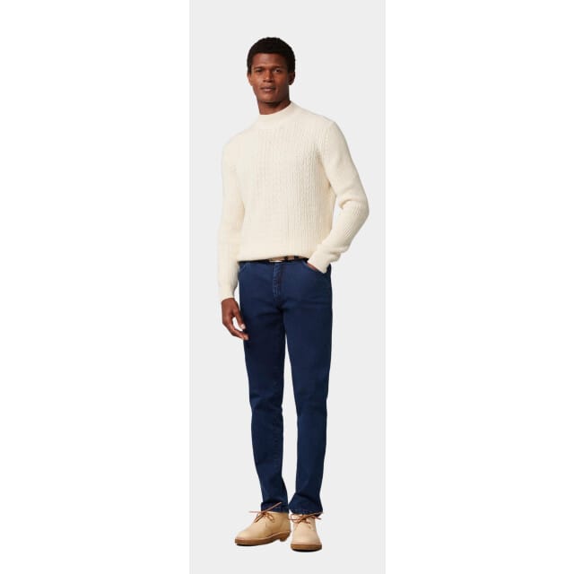 Meyer Jeans Dublin Performance Super Stretch Denim Organic Cotton Blend Blue Stone / male