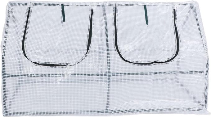 Tuinkas - Kweekkas Buiten - Planten Beschermen - Vorstbestendig Frame - 120x60x60cm - Transparant