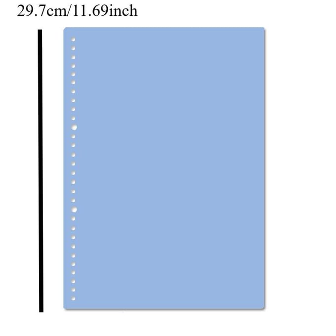Map 2 STuks Losbladig Papierhoes A4 Verdikt Mat Budget Map Vervangbaar Kantoorbenodigdheden A4 wit