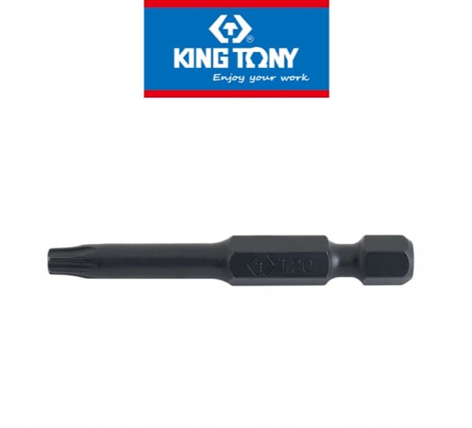 King Tony Torx Bit T27 met Gat 1/4" - 50 mm