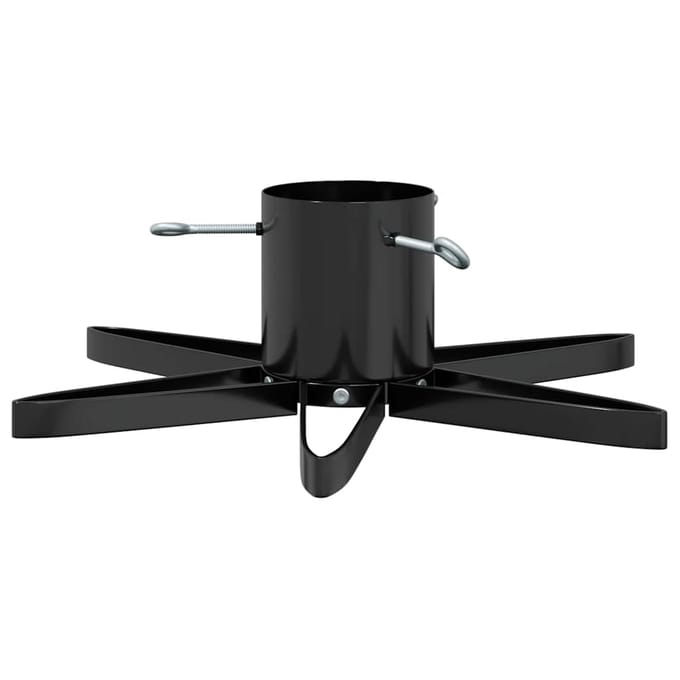 Support pour Sapin de Noël 1,73 L Noir 50 x 50 x 15,5 cm Acier