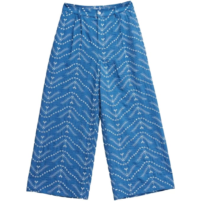 Broek met borduursels dames Salsa Jeans Chino