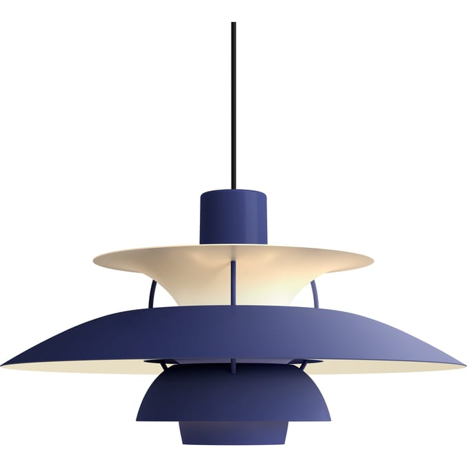 Louis Poulsen PH5 Monochroom 2024 hanglamp - dusty indigo