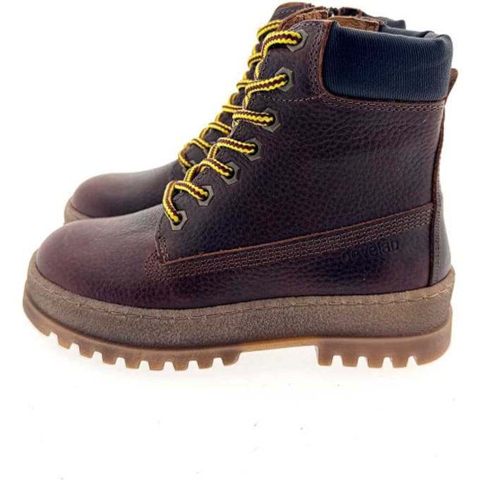 Develab - 45383 - Half-hoog - Kleur: Cognac - Maat: 33