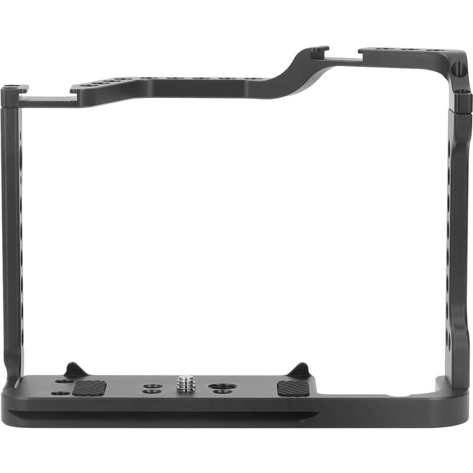 Camera Kooi voor 70D 80D 90D Aluminiumlegering Beschermende Camera Video Rig met 14 38 Inch Schroefdraad black