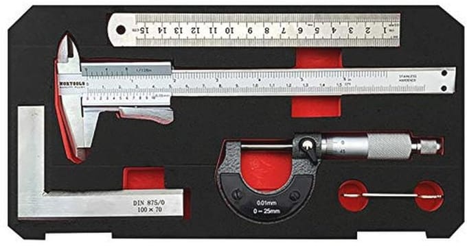 Omgoods - Vernier Caliper en Micrometer Set voor Precisie Metingen