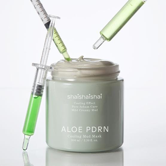 [shaishaishai] Aloe PDRN Cooling Mud Mask 100ml white