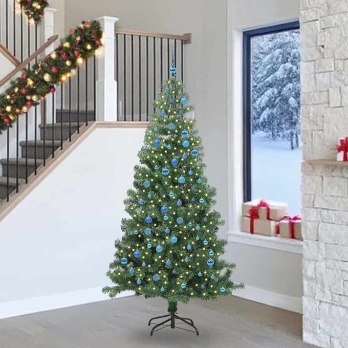 vidaXL - Kerstboom - Groen - 240 - cm - PVC