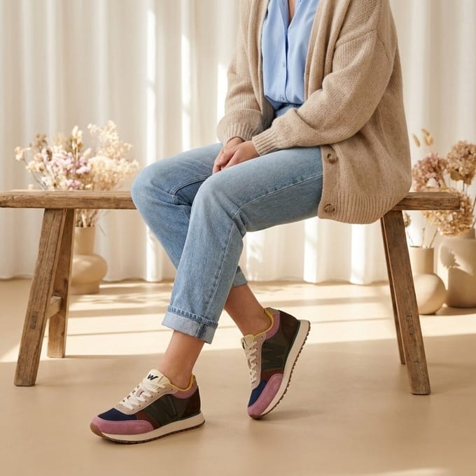 Woden Ronja Icon Sneakers meerkleurig - Maat 36