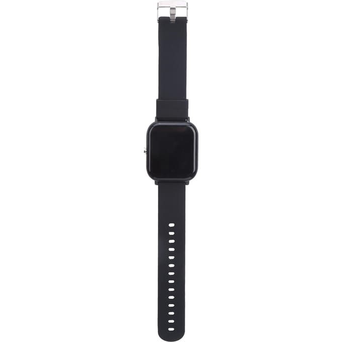 P8 Slim Sportarmband Gezondheidsmanagement Horloge Multifunctioneel Smartwatch Touchscreen black