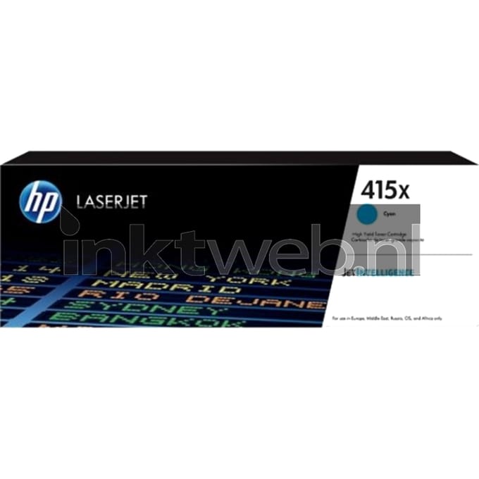 HP 415X cyaan (Origineel Hoge Capaciteit)