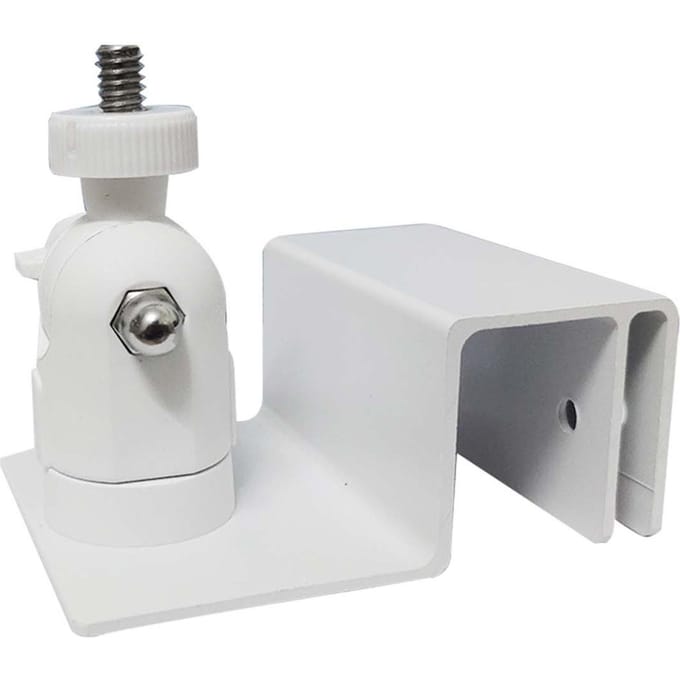 Dakgootbeugel voor Mini Schotel Verstelbare Hoek Schotel Dakgootbeugel met Aluminiumlegering Adapter white