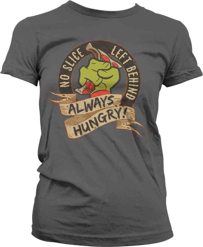 Teenage Mutant Ninja Turtles Dames Tshirt -L- No Slice Left Behind Grijs
