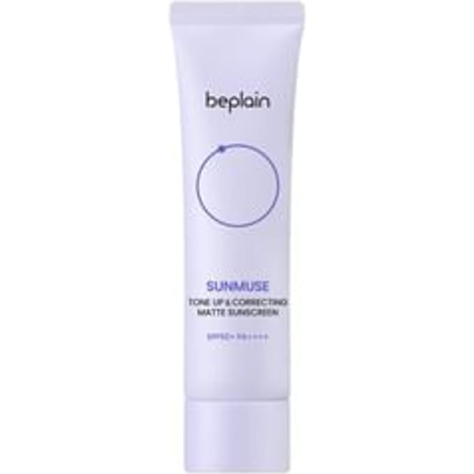 beplain Sunmuse Tone Up & Correcting Matte Zonnebrandcrème SPF50+ PA++++ Stralende Basis 50ml