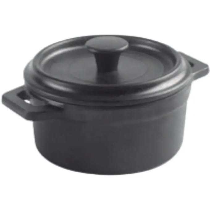 Melamine minisauspan met deksel Lacor D.10 cm