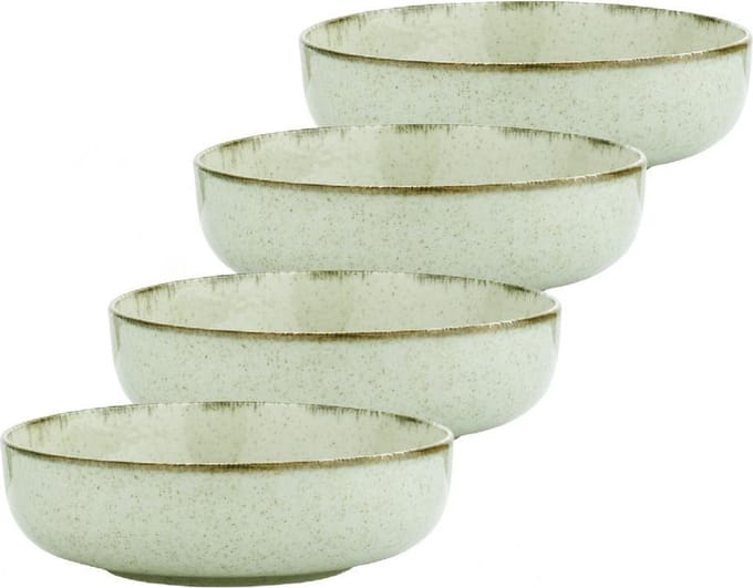 Kitchen Trend kom Ocean 15 cm Zeegroen, set van 4