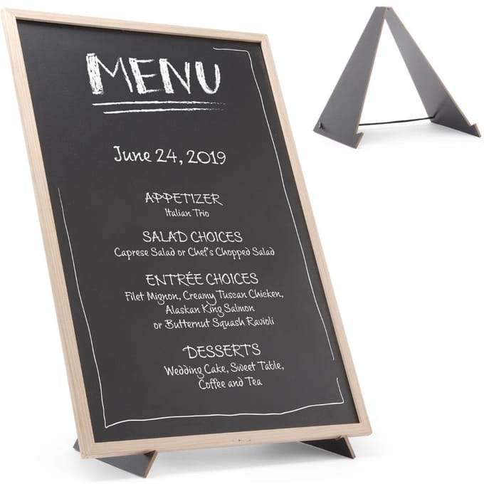 MENU reclame-informatiebord met steunvoet 40x60 cm Hendi 664131