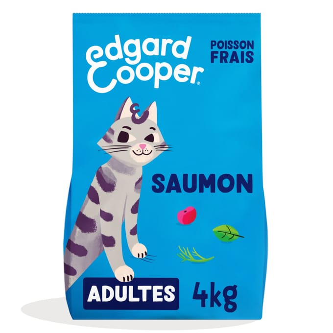 4kg Adult Zalm Graanvrij Edgard & Cooper Kattenvoer