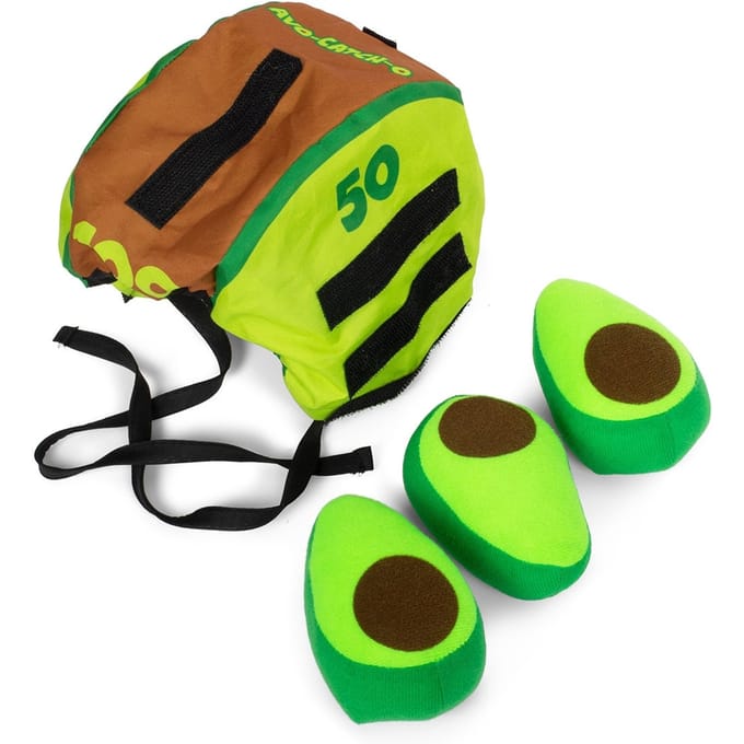 Avo-Catch-O Head Smash Game Velcro, 1 x Hat, 3 x Avo Balls