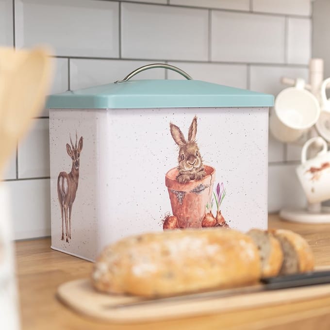Wrendale Broodtrommel / Groot Bewaarblik - 'The Country Set' Country Animal Bread Bin