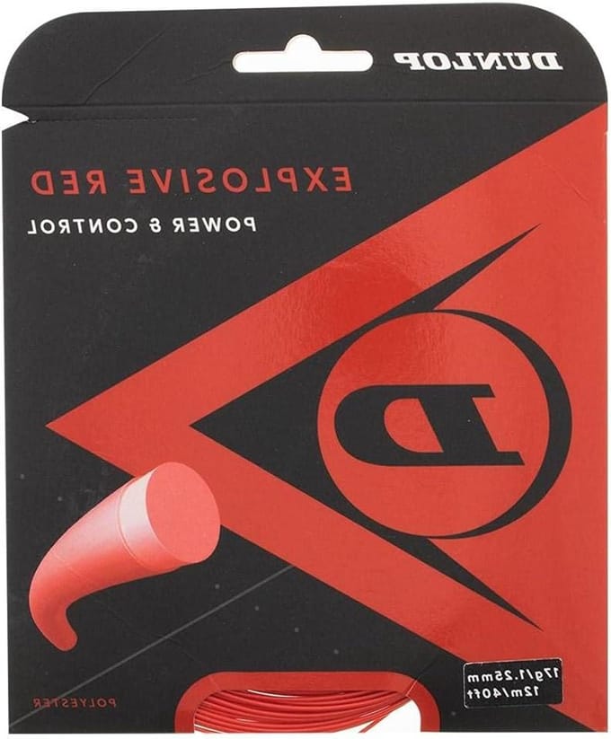 Tennis String - Tennissnaar Set - Tennis Spelen - Premium Polyester - 12m 1.3mm - Rood