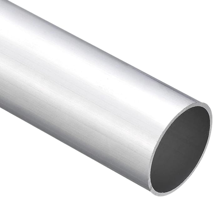 Aluminium Buizen - Ronde Profielen - Doe-het-zelf Projecten - Naadloze Constructie - 40mm Buitendiameter - Zilver