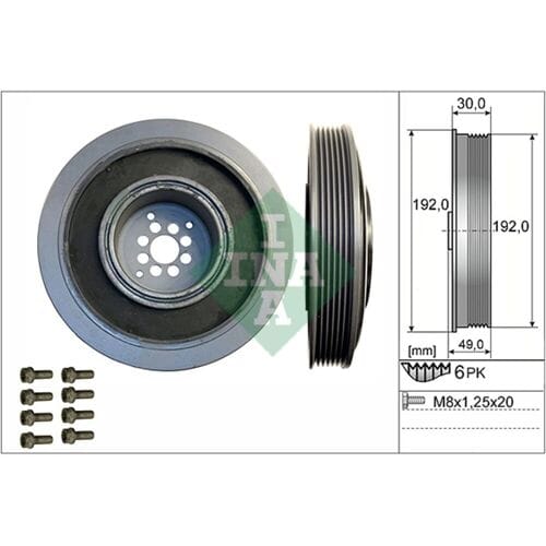 Schaeffler Ina Riemschijvenset, krukas INA 544 0102 20