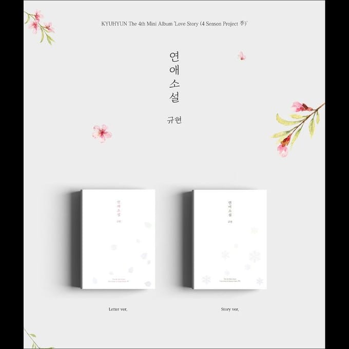 SUPER JUNIOR KYUHYUN [Love Story 4 Season Project ] 4e Mini-album Random 1EA,No poster white