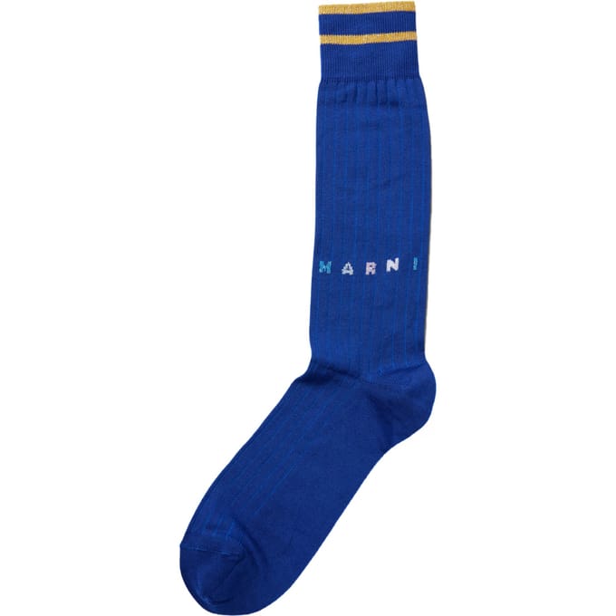 Sokken met logo-intarsia