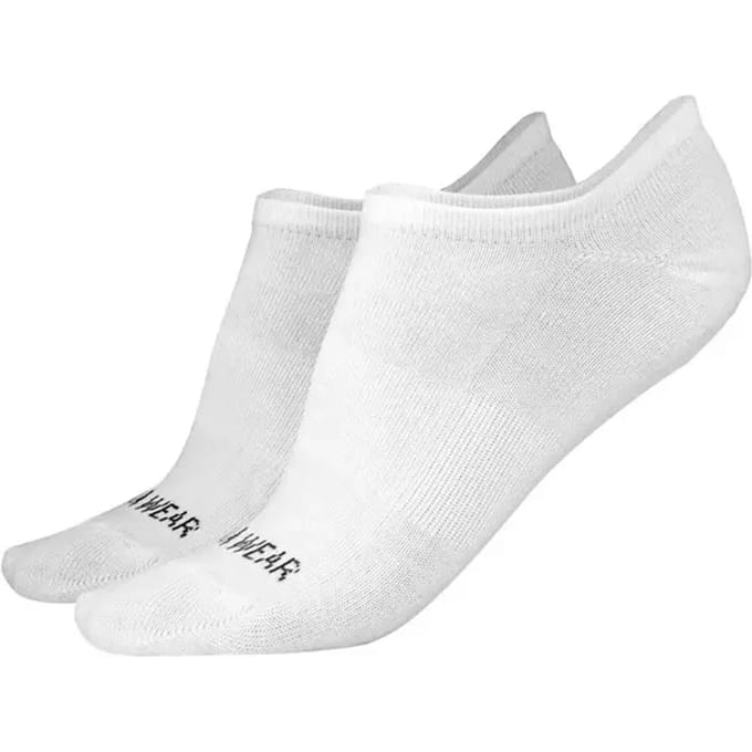 Gorilla Wear Enkelsokken 2-Pack - Wit - 43-46