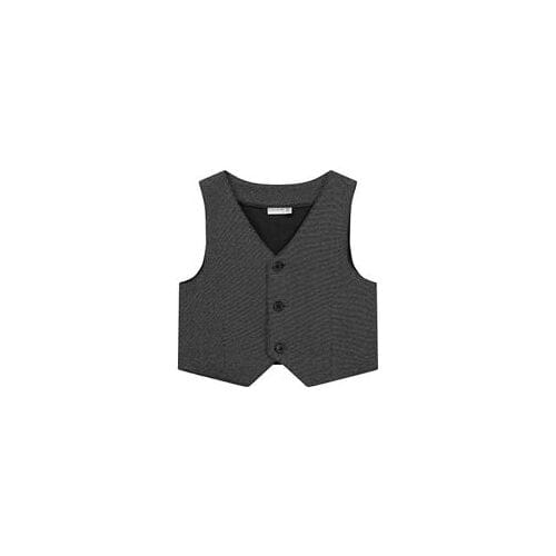 Prénatal peuter gilet Grey Melee Dark 86/92 heren