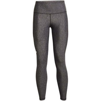 Under Armour Tech HiRise Legging-BLK Dames Sportbroek - Zwart - Wit