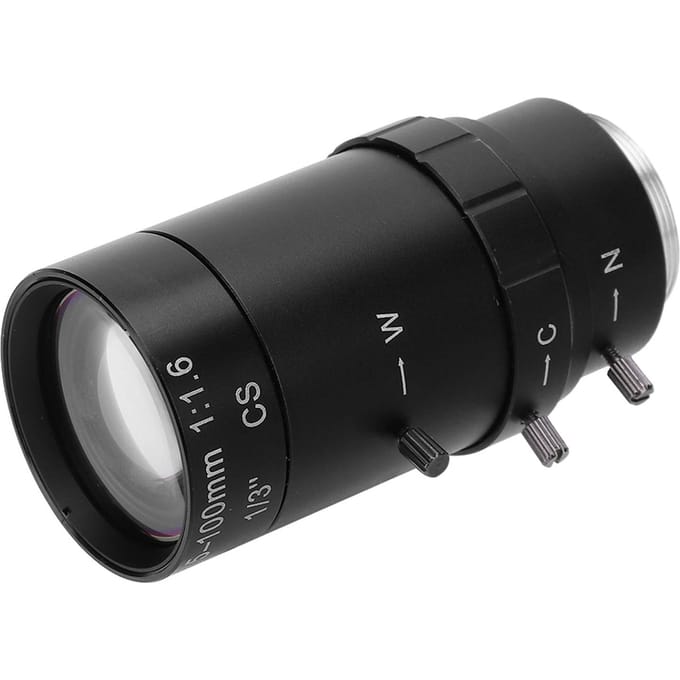 1.3MP Zoom CCTV Lens CS Mount Handmatige Apertuur 5?100mm Aluminiumlegering voor Beveiligingscamera gray