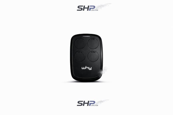 WHY EVO NOA UNIVERSELE AFSTANDBEDIENING, DE VERVANGENDE HANDZENDER VAN DE WHY EVO 2ND GENERATION, VERVANGENDE HANDZENDER, 4 KANAALS, LICORISE BLACK