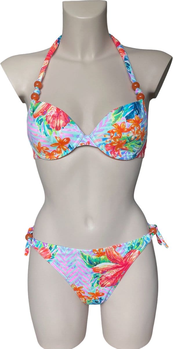 Cyell - Fiji Floral - halter bikiniset - 36B + 40 / 70B + L