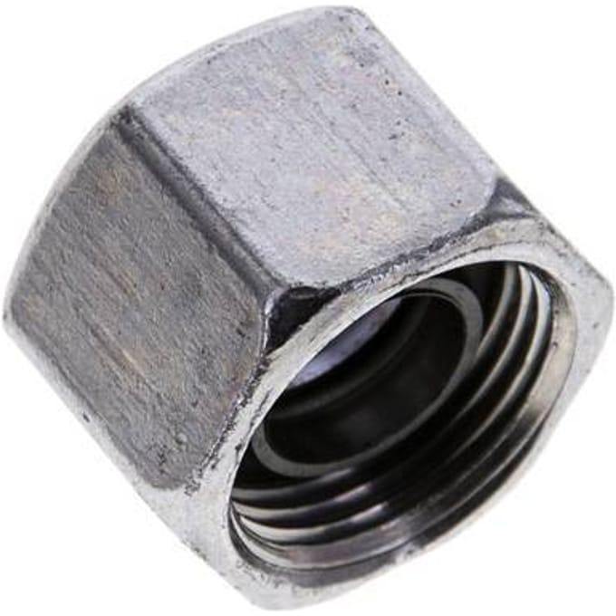 12 S M20x1.5 End Cap Stalen FKM